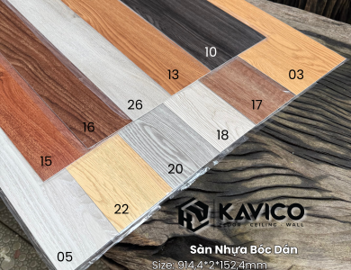 SÀN NHỰA SẴN KEO DÁN 2MM 10