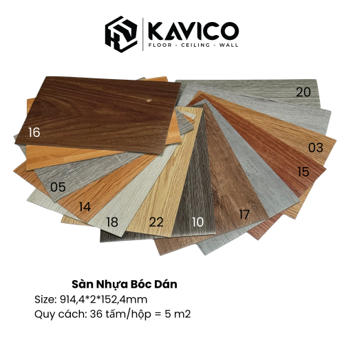 SÀN NHỰA SẴN KEO DÁN 2MM 18