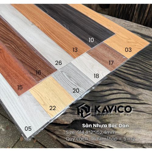 SÀN NHỰA SẴN KEO DÁN 2MM 22