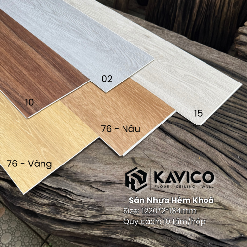 SÀN HÈM KHOÁ SPC 5MM KV 10