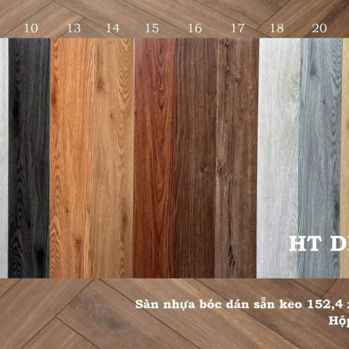 SÀN NHỰA SẴN KEO DÁN 2MM 14