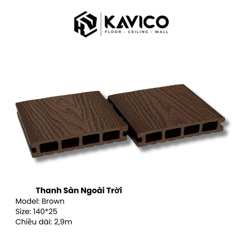 THANH SÀN NGOÀI TRỜI BROWN