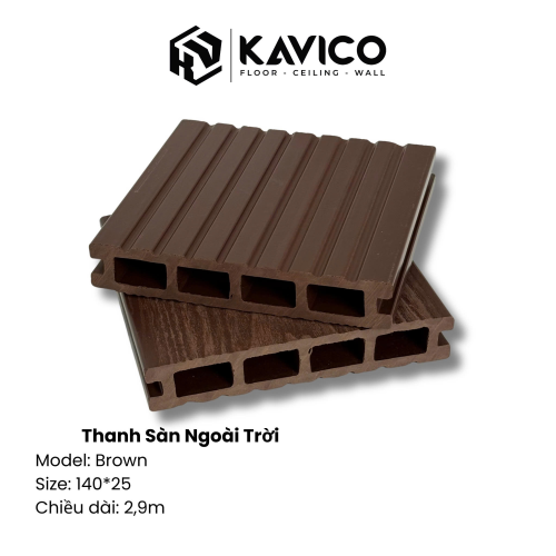 THANH SÀN NGOÀI TRỜI BROWN